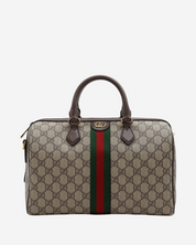 Bolsa Gucci Boston Ophidia Canvas