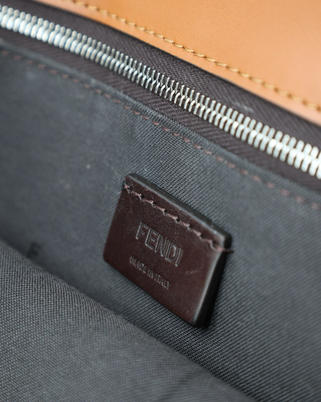 Fendi Flat Baguette Zucca Bag