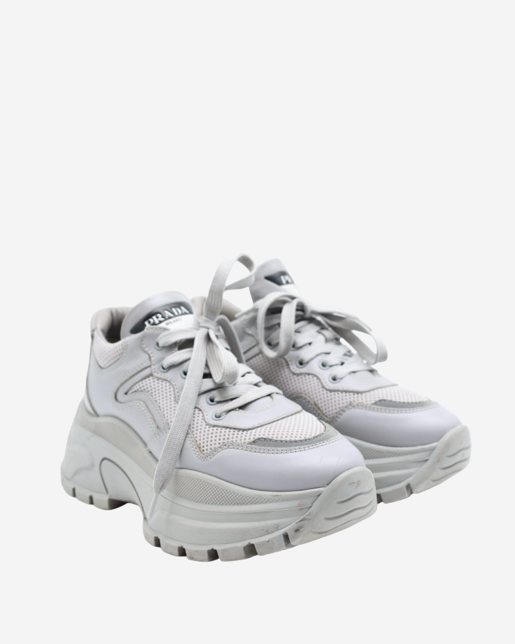 Prada Grey Tennis Shoes 37