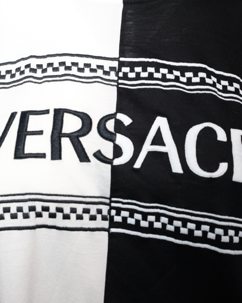 T-Shirt Bicolor Versace 42 IT