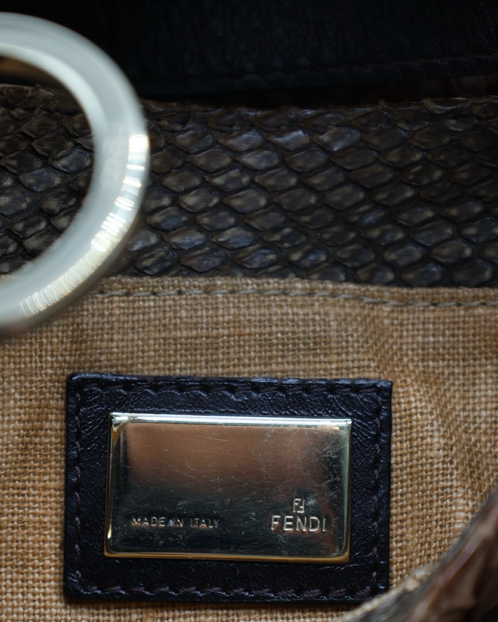 Bolsa Fendi Chef Baguette Mini
