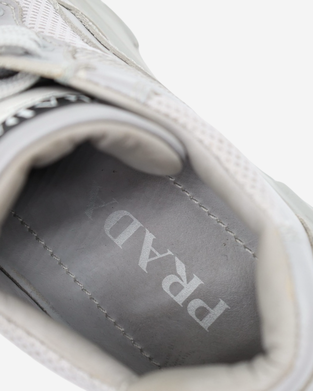 Prada Grey Tennis Shoes 37