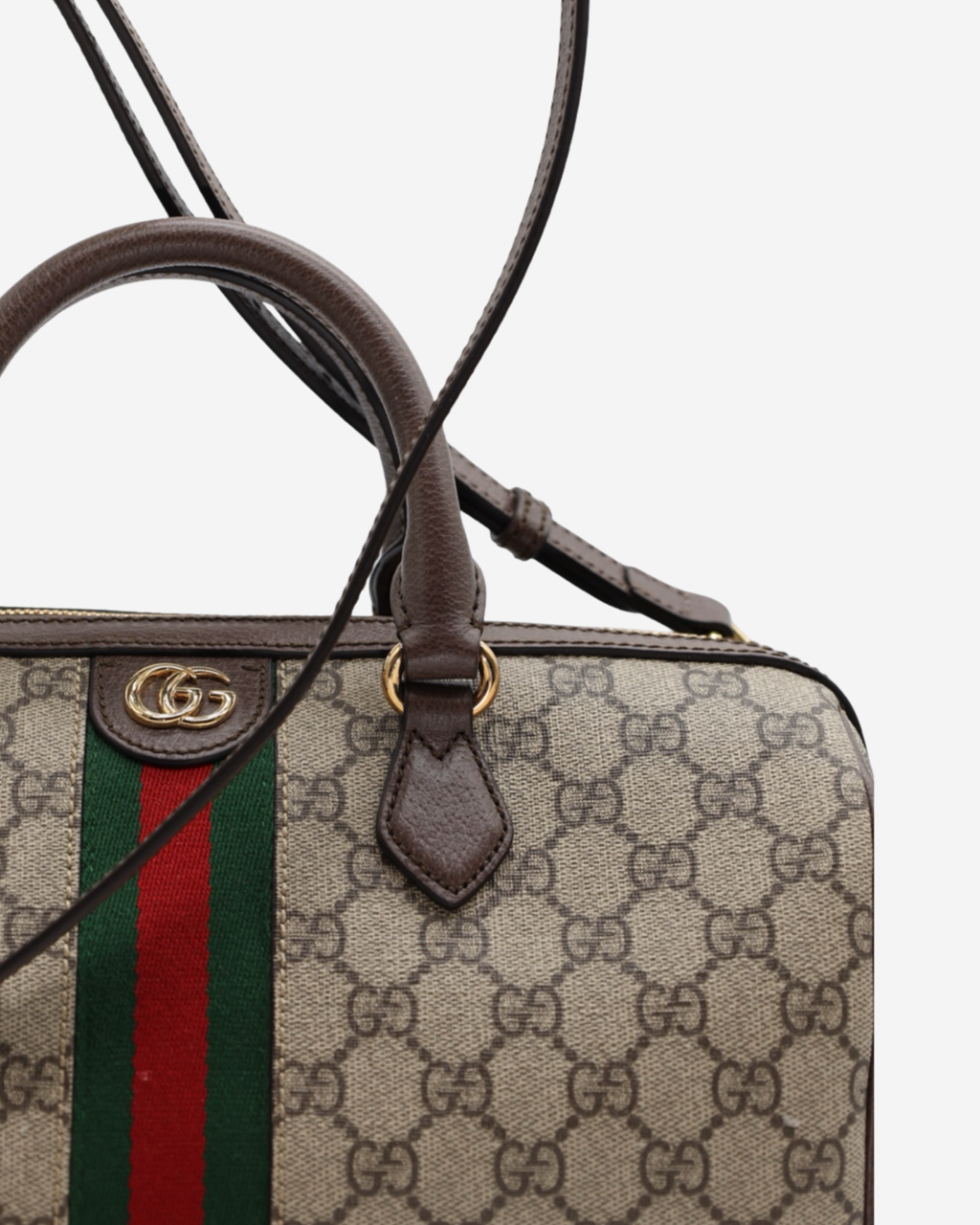 Bolsa Gucci Boston Ophidia Canvas