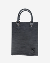 Louis Vuitton Sac Plat Mini Epi Black Bag