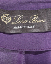 Blusa Morada Loro Piana S