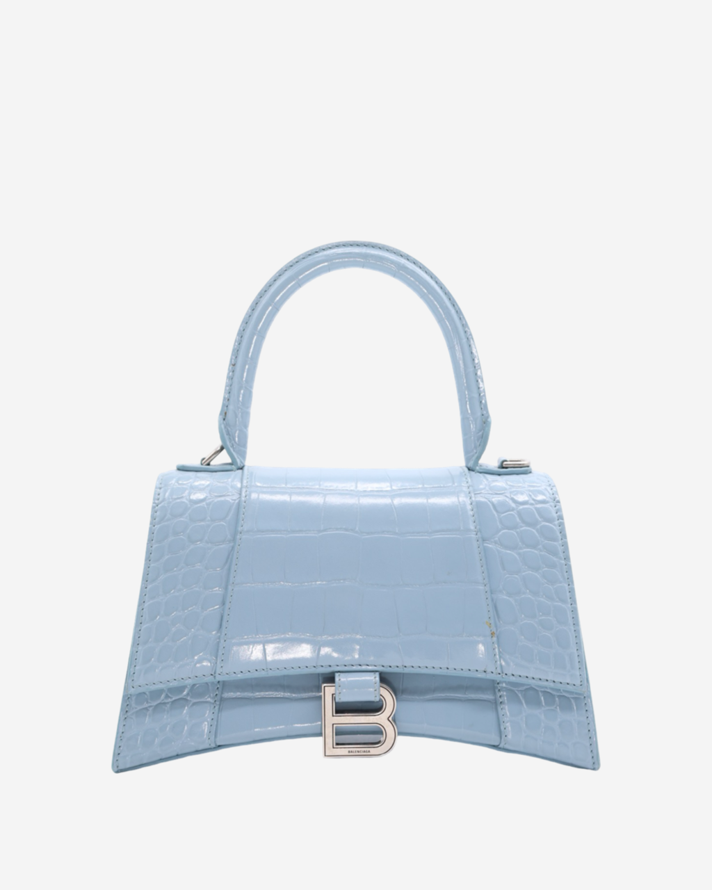 Balenciaga Hourglass Mini Croc Bag