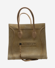 Celine Luggage Phantom Beige Bag