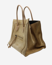 Celine Luggage Phantom Beige Bag