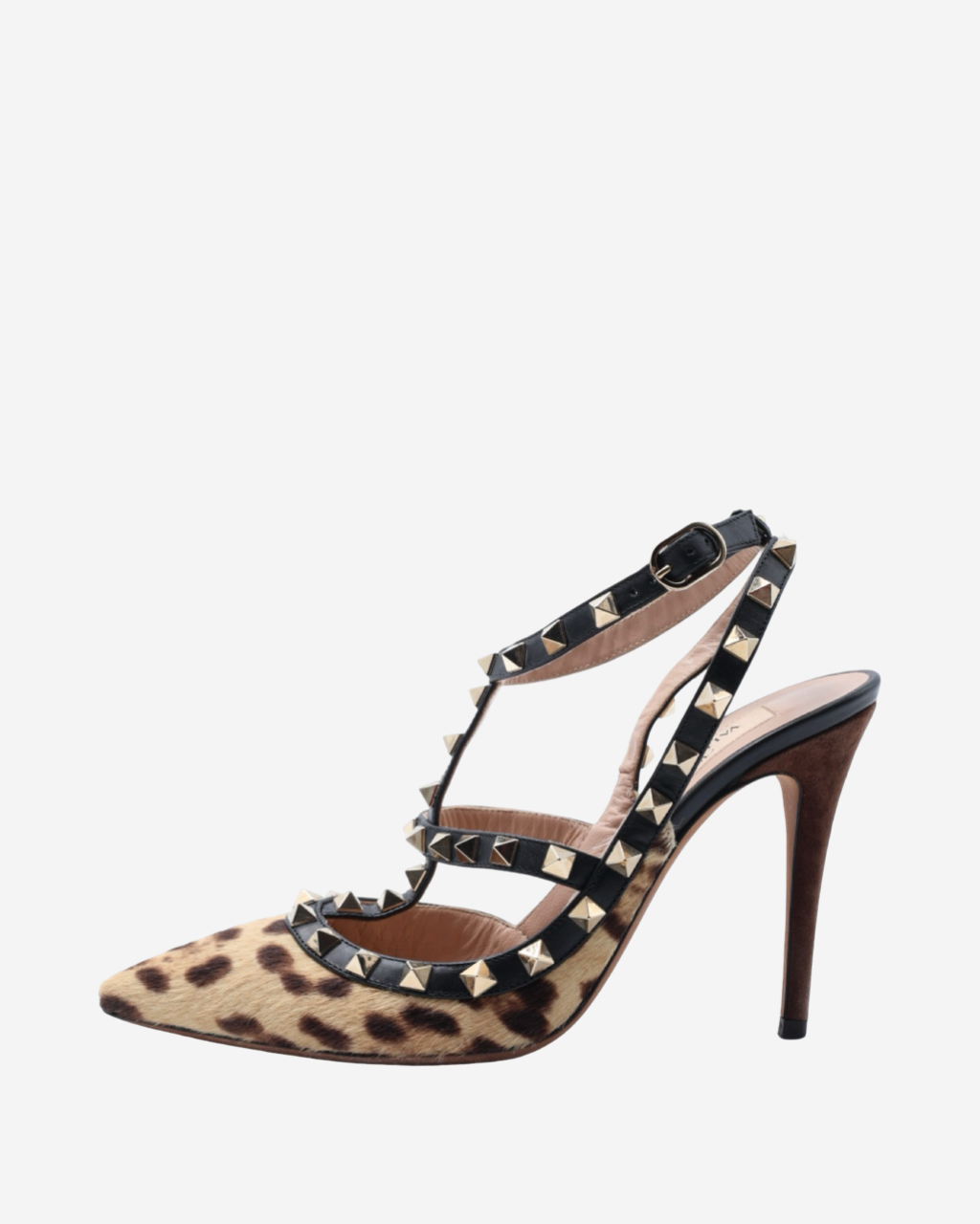 Valentino Rockstud Fur Heels 37.5