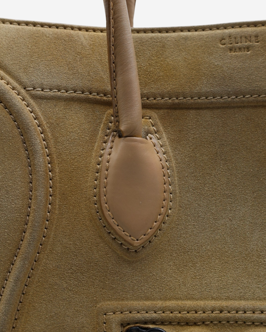 Celine Luggage Phantom Beige Bag