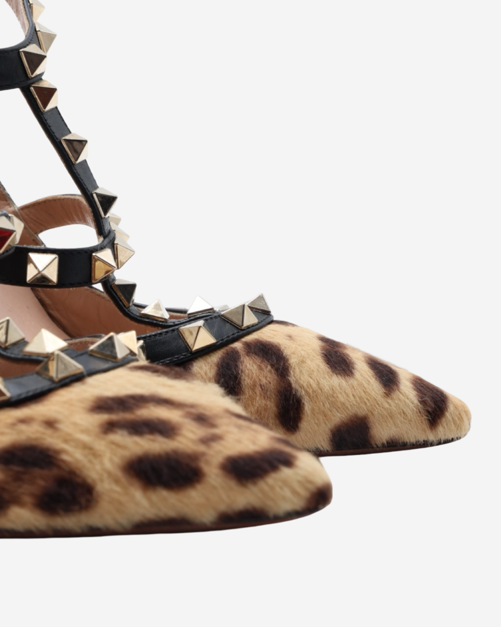 Valentino Rockstud Fur Heels 37.5