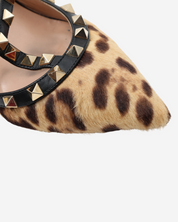 Valentino Rockstud Fur Heels 37.5