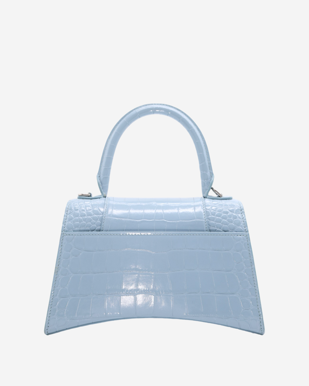 Balenciaga Hourglass Mini Croc Bag