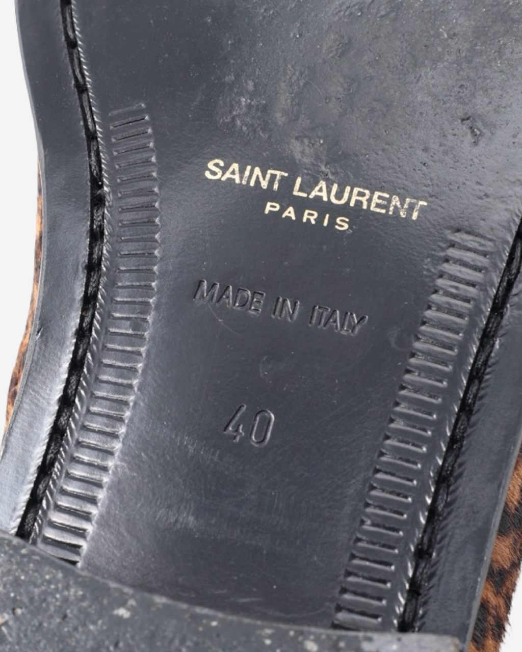 Mocasines Saint Laurent Fur 40