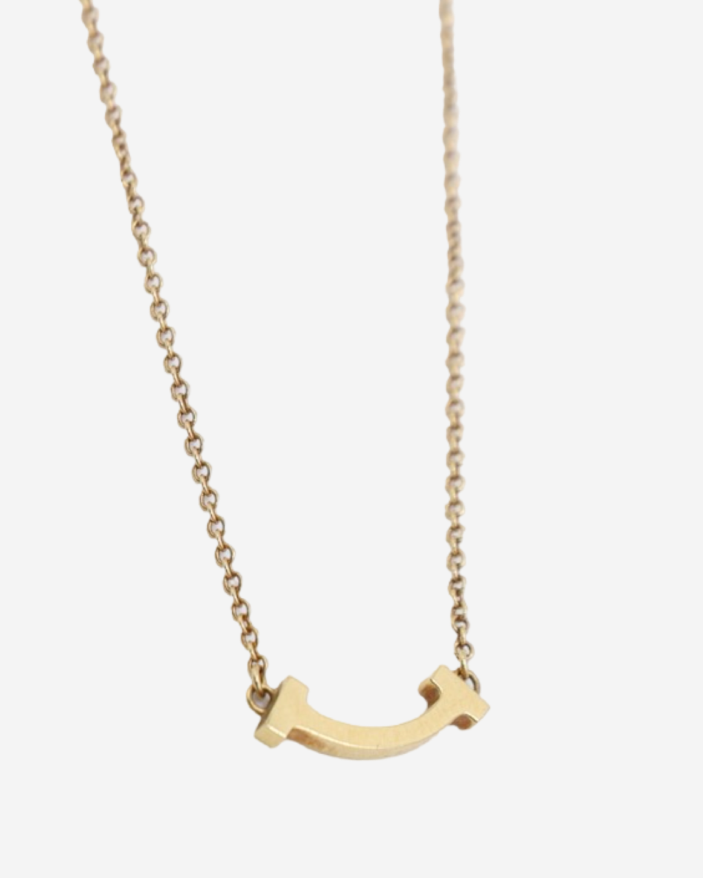 Tiffany & Co. Smile Necklace Yellow Gold