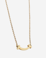 Tiffany & Co. Smile Necklace Yellow Gold