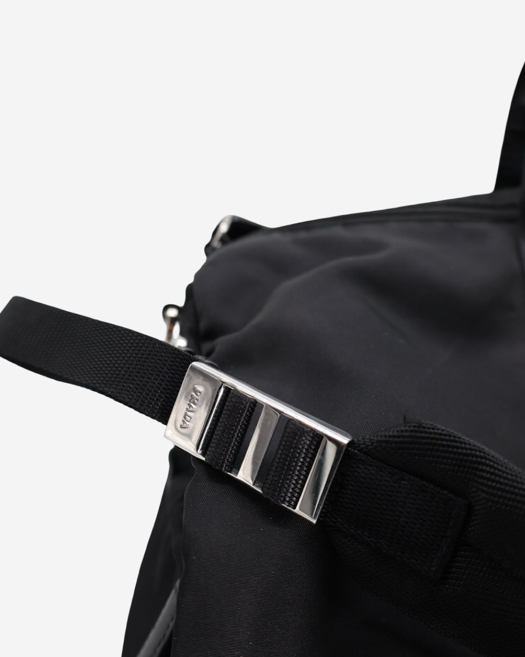 Prada Bowling Weekender Nylon Bag