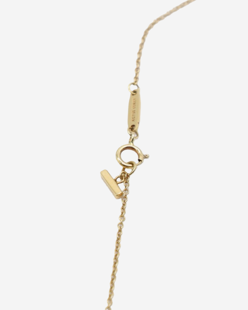 Tiffany & Co. Smile Necklace Yellow Gold