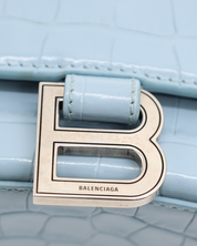 Balenciaga Hourglass Mini Croc Bag