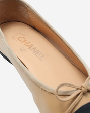 Chanel Two-Tone Flats 38