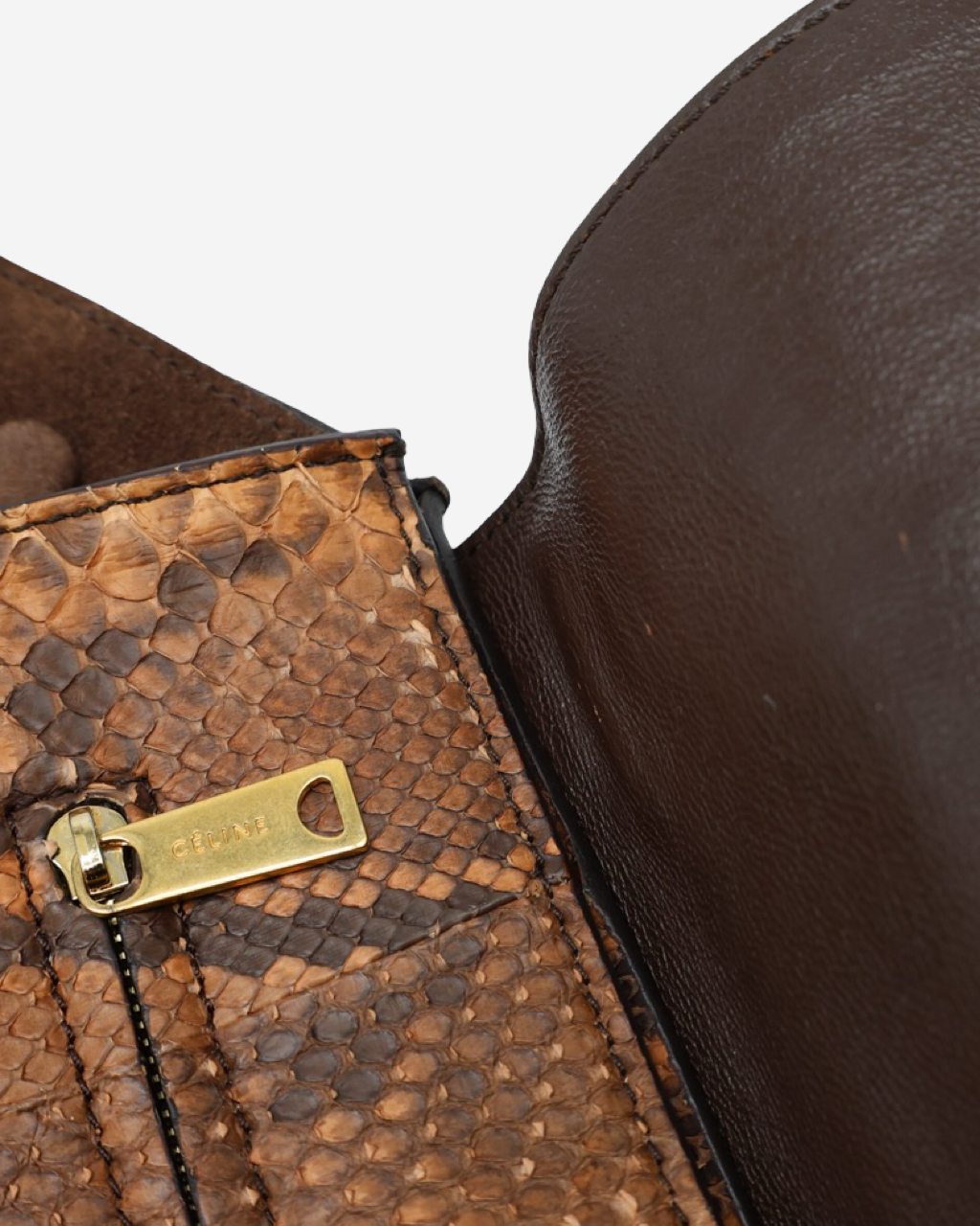 Celine Trapeze Suede Bag