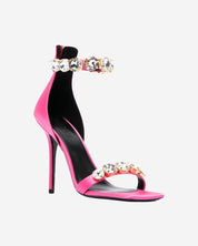 Versace Satin Sandals